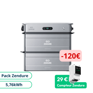 Pack Zendure SolarFlow Stockage Plug and Play 5,76kWh