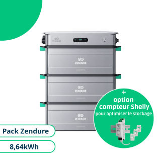 Pack Zendure SolarFlow Stockage Plug and Play 8,64kWh