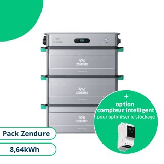 Pack Zendure SolarFlow Stockage Plug and Play 8,64kWh