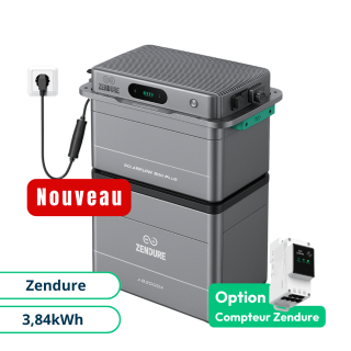 Pack Batterie Zendure Solarflow 800 Plus + AB2000X 3,84kWh et 800W