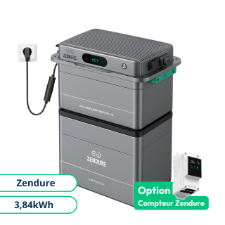 Pack Batterie Zendure Solarflow 800 Plus + AB2000X 3,84kWh et 800W