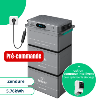Pack Batterie Zendure Solarflow 800 Plus + 2 AB2000X
