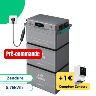 Pack Batterie Zendure Solarflow 800 Plus + 2 AB2000X