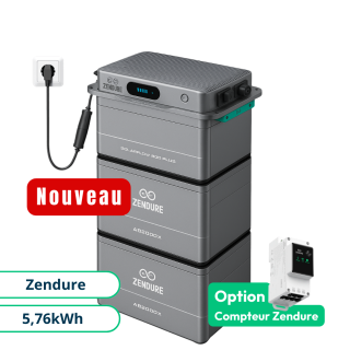 Pack Batterie Zendure Solarflow 800 Plus + 2 AB2000X 5,76kWh et 800W