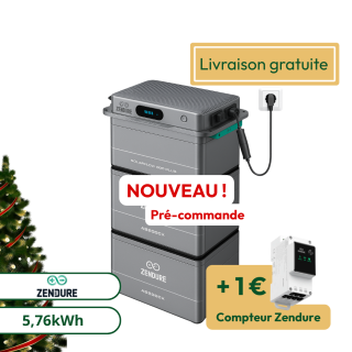 Pack Batterie Zendure Solarflow 800 Plus + 2 AB2000X 5,76kWh et 800W