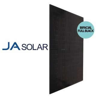 JA Solar - Panneau solaire Biverre Bifacial Full Black 500 Wc