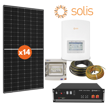 Kit solaire autonome 5kW - Solis - monophasé