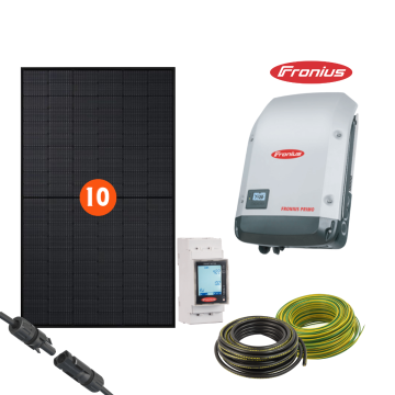 Kit solaire autoconsommation 4100Wc - Onduleur FRONIUS 4kW - monophasé 