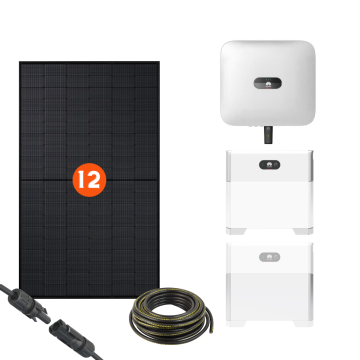 Kit solaire autoconsommation avec stockage - Huawei - 4kW - monophasé 