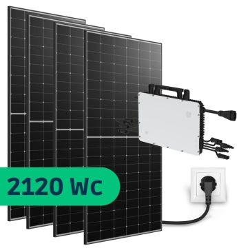 Kit Solaire Plug And Play 2120 Wc Longi Solar Back Contact Premium