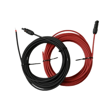 Paire de câbles 4mm2 - L=10m - MC4 et embouts de câblage