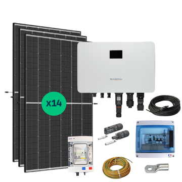 Kit Solaire Autoconsommation 6300 Wc - QN Solar 450 + Sungrow 6kW