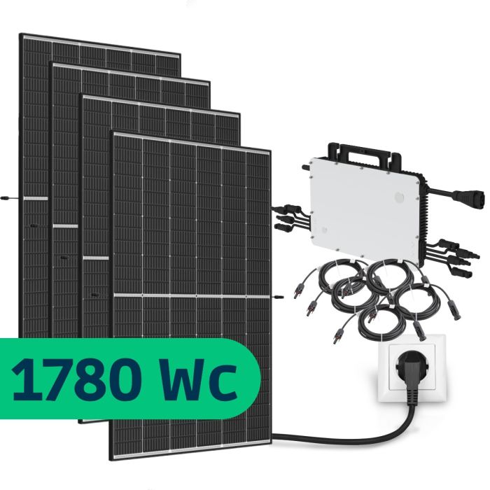 Kit Solaire Plug And Play 1780 Wc Bifacial - Fixations au choix main product photo