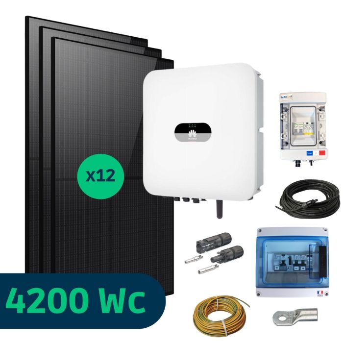 Kit Solaire onduleur Hybride Huawei 4200 Wc Longi main product photo