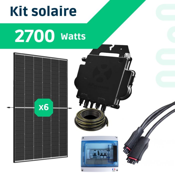 Kit Solaire Autoconsommation 2700 Wc - QN Solar + APSystems DS3 main product photo