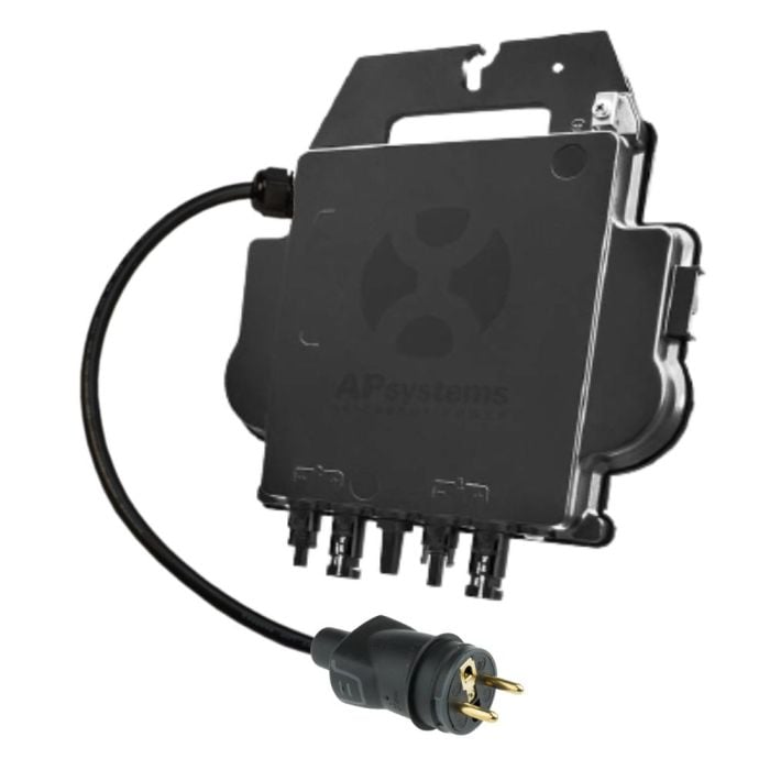 APSystems - Micro onduleur DS3 Plug And Play 880W avec câble de 4m et fiche mâle main product photo