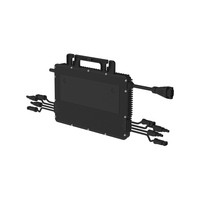 Micro-Onduleur Solaire Monophasé HM-300W + Câble AC 2m - Garantie 25 Ans, Normes VDE/EN