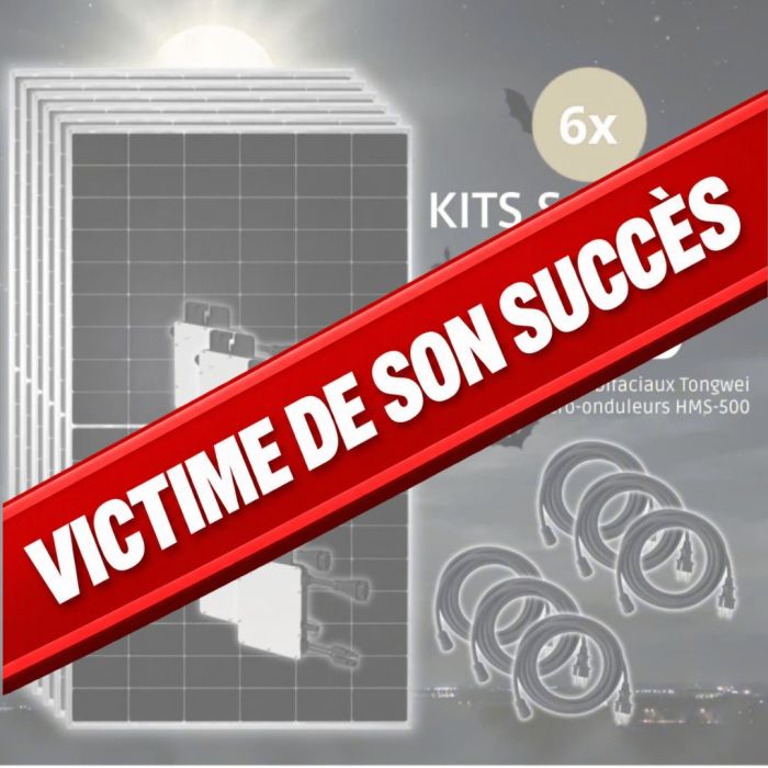 6 Kits Solaires Plug And Play 500 Wc Bifacial, Hoymiles
