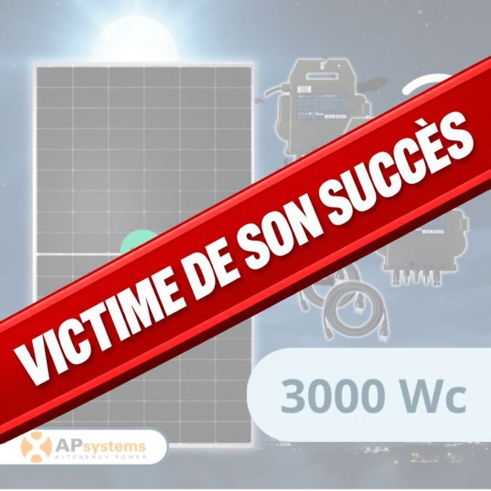 Kit Solaire Plug and Play 3000 Wc Bifacial, APSystems Wifi