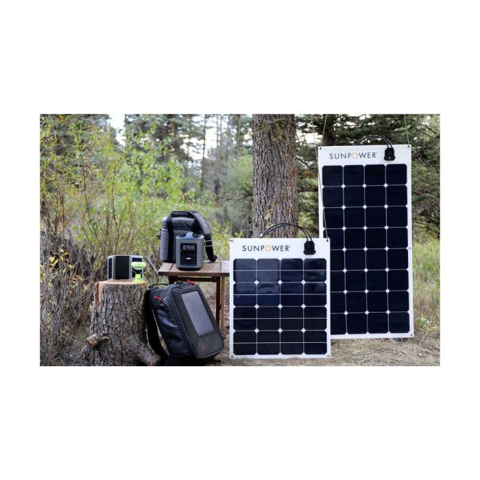 Sunpower - Panneau solaire souple - Monocristallin - 50 Wc