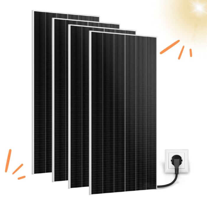 Kit Solaire Plug And Play 2000 Watts Sunpower double face main product photo