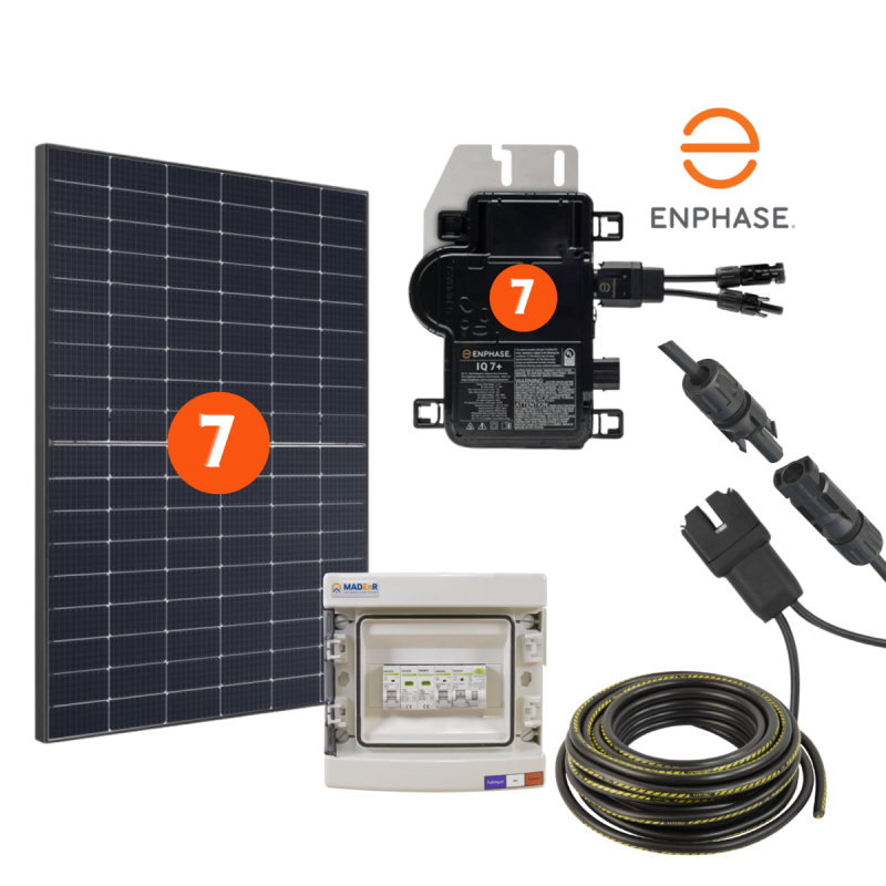 kit solaire On-Grid - 2Kw Monophasé. – www.misterelec.ma