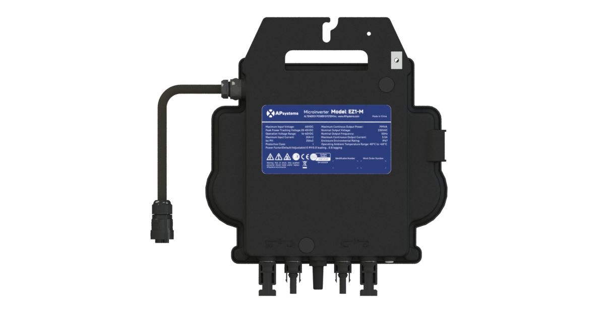 Connecteur CA Pour Micro-onduleur APSystems EZ1 / EZ1-M - Étanche IP68 - Haute Capacité 17.5A - 2