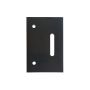 Fixasun - Plaque de croisement de rails FX40 150x100mm noire