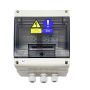 Coffret de protection AC - 20A - avec parafoudre - monophasé - Fabriqué en France
