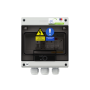 Coffret de protection AC 9-12kW 50A 230VAC - avec parafoudre T2 - monophasé 