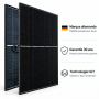 Panneau solaire 400w HJT Biverre Bifacial transparent - Hanover Solar