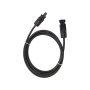 Extension de câble solaire DC - longueur 2m00 - connecteurs compatibles MC4