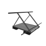 Kit de fixation pour pose au sol de 2 panneaux - inclinaison réglable de 23 à 47° - lestage par éléments de 50cm de large type dalles béton