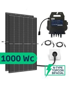 Kit Solaire Plug And Play 1000 Wc - Biverre et Bifacial - Suivi de production intégré