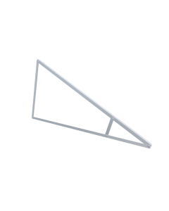Fixasun - Triangle aluminium 30° avec renfort - 1700x1700x895mm