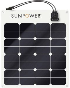 Sunpower - Panneau solaire souple - Monocristallin - 50 Wc