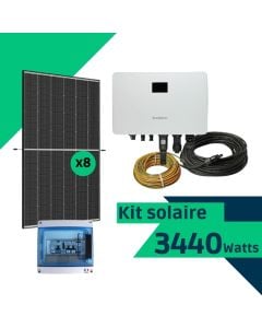 Kit solaire 3440 Wc - Trina Solar et Sungrow monophasé