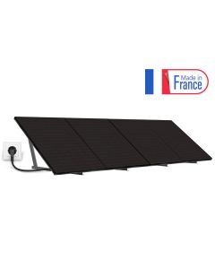 Station solaire Plug And Play 1600 Wc Full Black Fabriquée en France