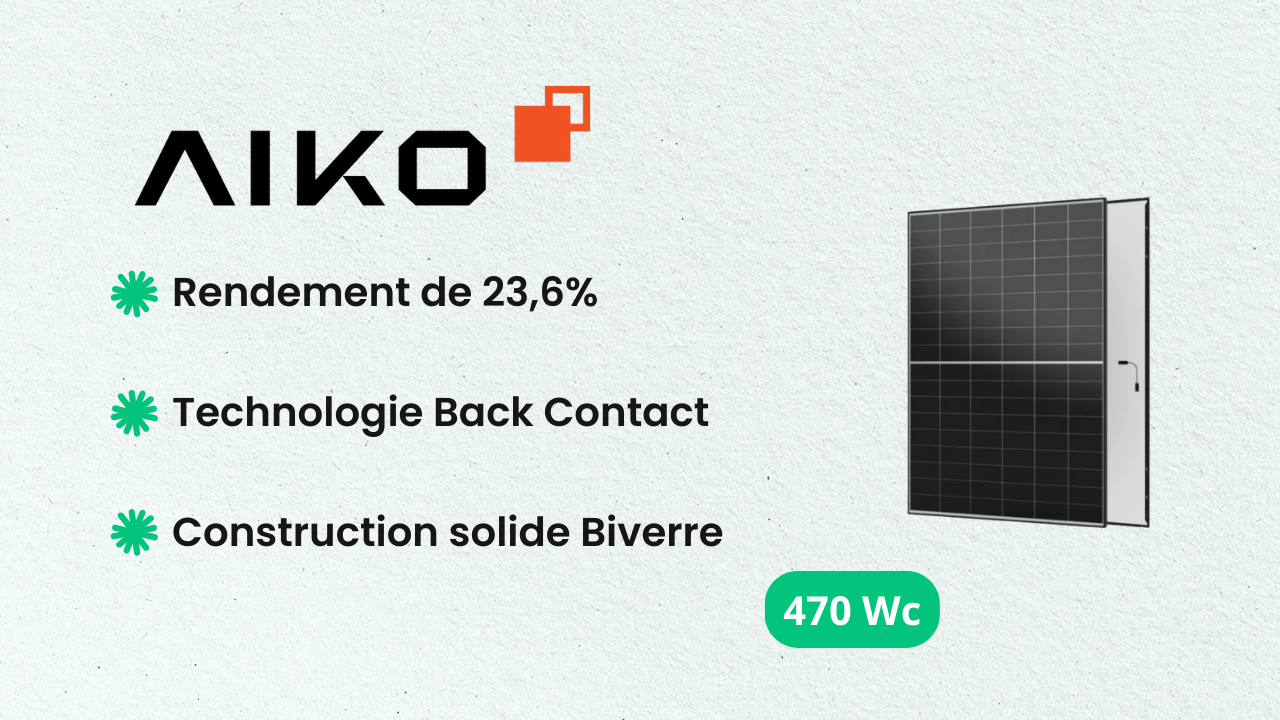 Panneau solaire meilleur rendement