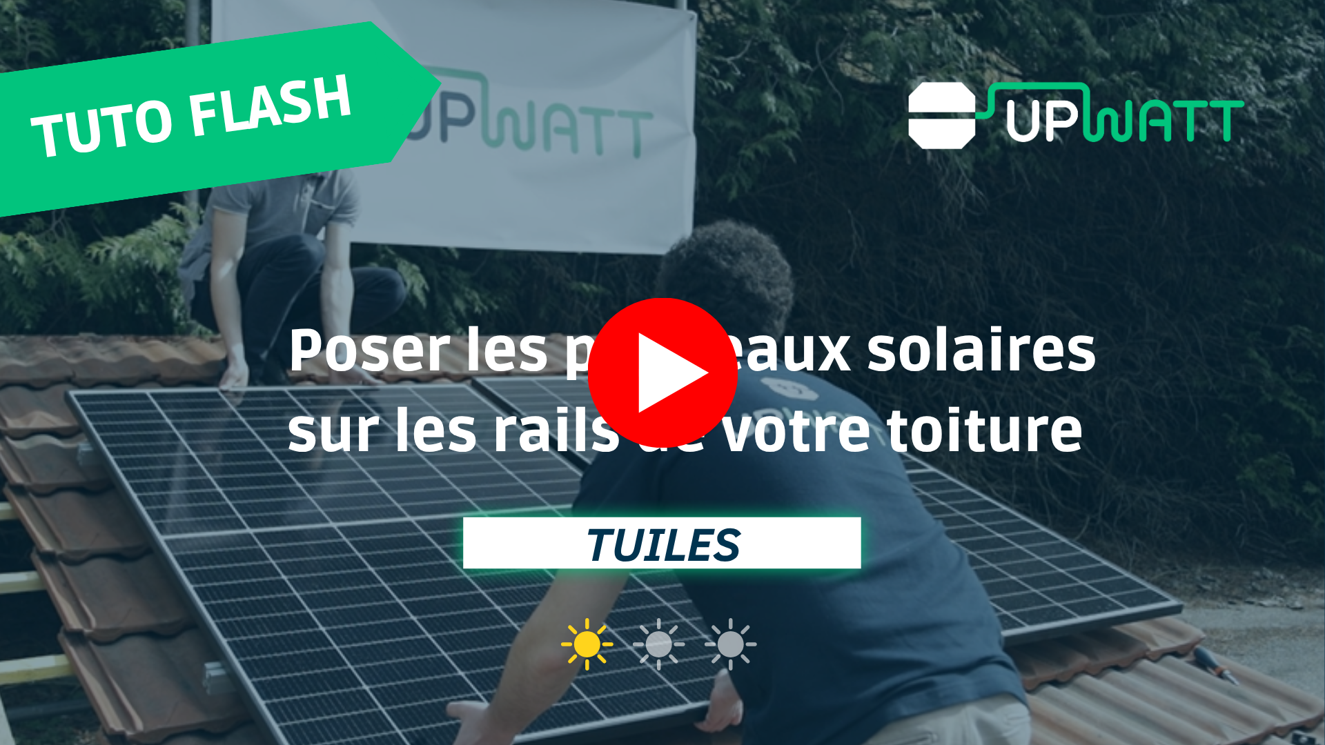 Comment poser les panneaux solaires sur les rails de votre toiture tuiles ?
