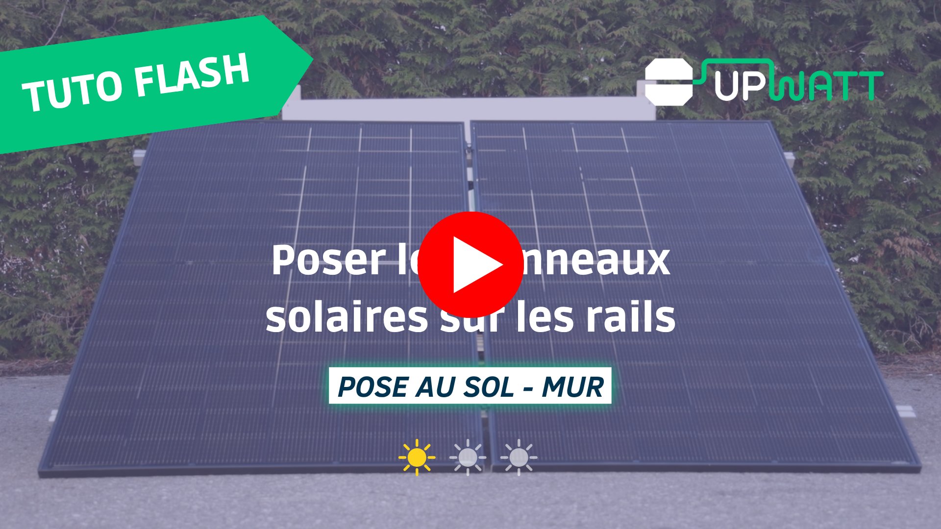 Comment poser vos panneaux solaires sur les rails ? 