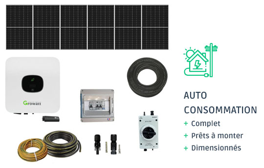 Kits solaires autoconsommation : complets + prêts à monter + dimensionnés par nos experts